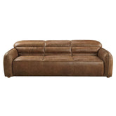 Rafer Cocoa Top Grain Leather Sofa Model LV01020 By ACME Furniture